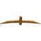 Ekena Millwork Bellingham Rough Sawn Timber Gable Bracket, Western Red Cedar, 60"W x 15"H x 2"D x 4"F, 6/12 Pitch GBW060X15X0204BEL00RWR - alternate 2